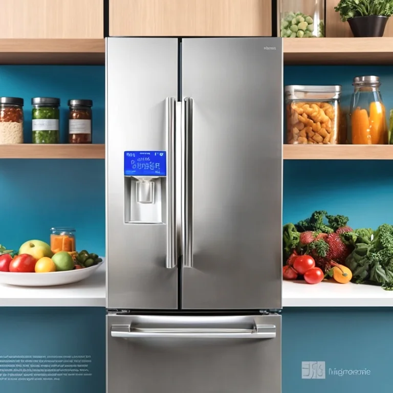 AIセンサーで温度管理を行う冷蔵庫